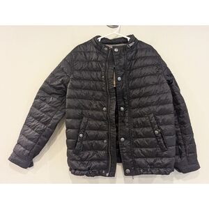 Burberry Children Black Quilted Puffy Duck Down Jacket Size 8